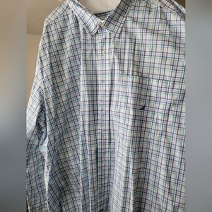 Nautica long sleeve button down shirt